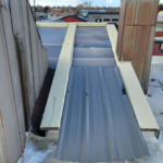 metal roof installation